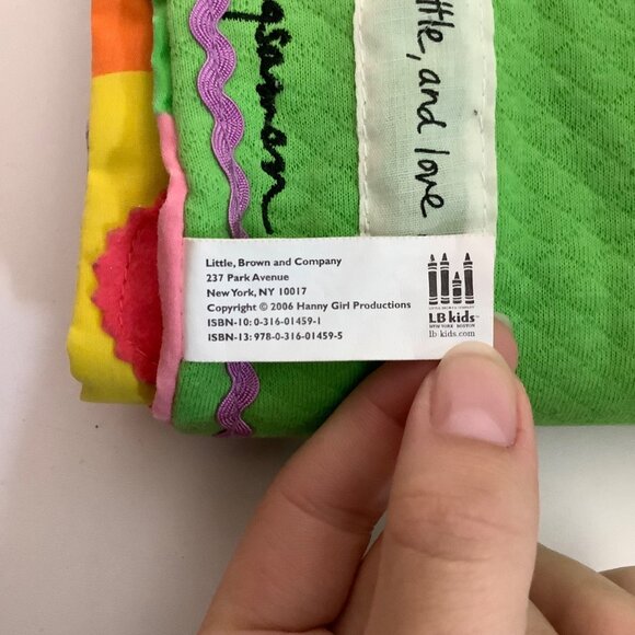 Vtg Sandra Magsamen My Blanket Message From the Heart Soft Baby Book 7.25" - Picture 6 of 10